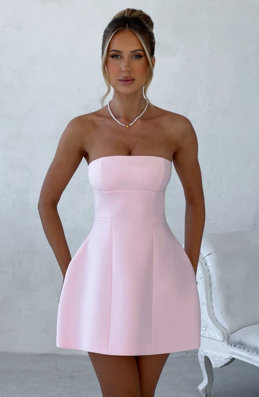 Asha Mini jurk - Blush - Verova