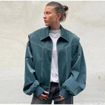 Contrast Bomber Jacket - Verova