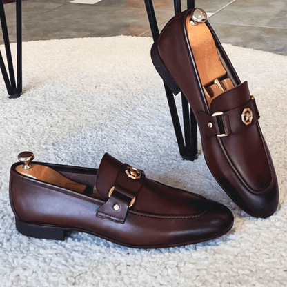 Tobias - Leren loafers - Verova